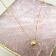 SUZIE Gold Crystal Pendant Necklace