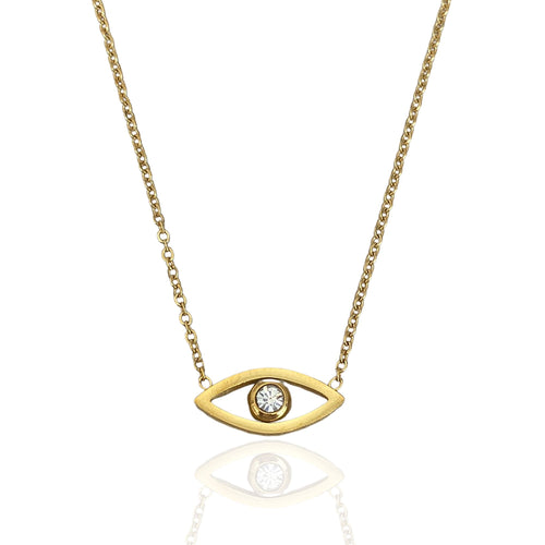 Talisman evil eye symbol necklace which is known to ward off negative energy and bad luck
