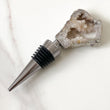 Agate Crystal Bottle Stopper (Gold / Silver)