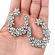 Womens rhinestone stud earrings for special occasion