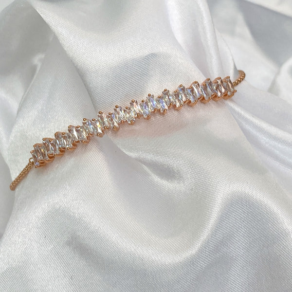 VENICE Rose Gold Crystal Bracelet