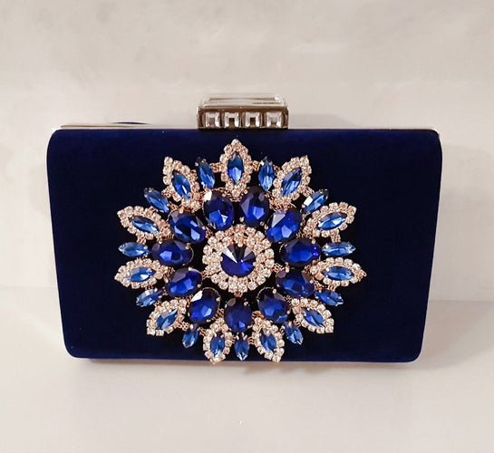 Buy Royal Blue Bridal Clutch Bag, Wedding Clutch, Royal Blue Bridesmaid  Clutch, Silk Evening Clutch, Clutch Purse, Electric Blue Clutch Bag Online  in India - Etsy