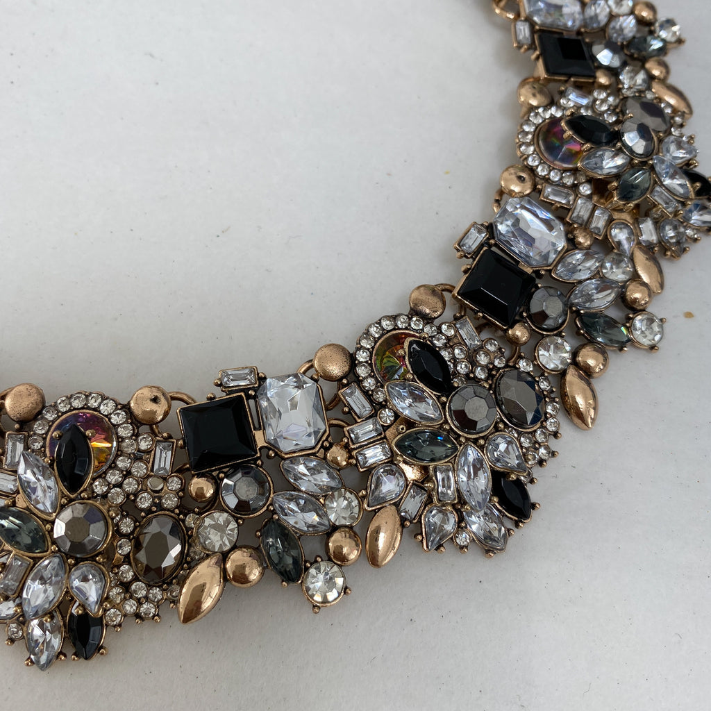 Black & Gold Statement Necklace | Jewels by House of Aria