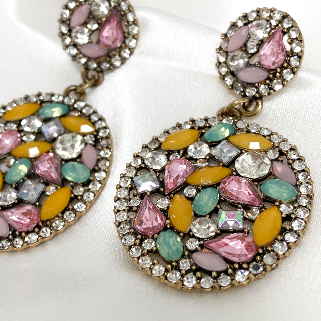 FAYE Colourful Disc Earrings | Jewels by House of Aria