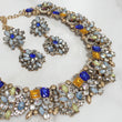 Royal blue necklace set for women