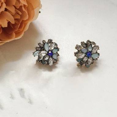 Royal Blue Stud Earrings